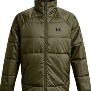 NWOT Under Armour Jacket Men’s Size Medium Lightweight Puffer jacket Army Green
